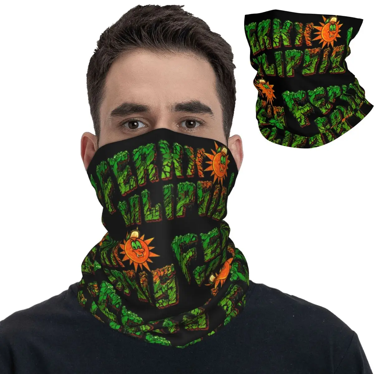 Ferxxocalipsis World Tour 2024 Bandana Neck Cover Printed Ferxxo Mask Scarf Warm Headwear Riding for Men Women Adult Breathable