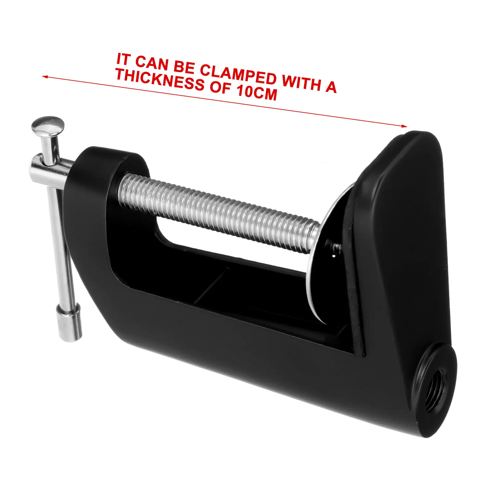 C المشبك الجدول جبل الثقيلة المعادن الاحتفاظ كليب لميكروفون مصباح مكتبي قوي دائم سهلة الاستخدام C المشبك #1