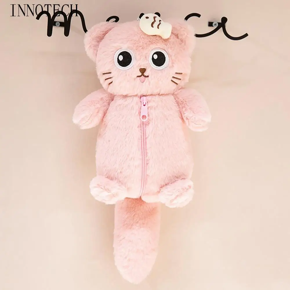 

Cat Capybara Pen Bag Multi Functional Large Capacity Kitty Stationery Bag Kawaii Coin Purse Cartoon panda Pencil Case Girl Gift