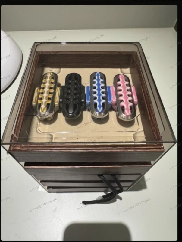 

Высокотехнологичный фиджет-гаджет: Композитный слайдер EDC "Симбиотическая кость" — Металлическое устройство для снятия стресса