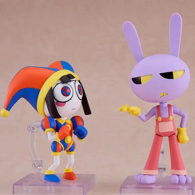 # 2583 # 2771 Personagens Digitais de Desenhos Animados Fantásticos, Figuras de PVC Fofas, Ornamento de Mesa para Casa, Brinquedo Colecionável Moderno, Presente de Aniversário