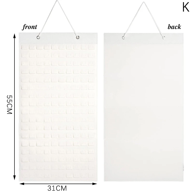 Soft Felt Hanging Organizer for Earrings & Necklaces