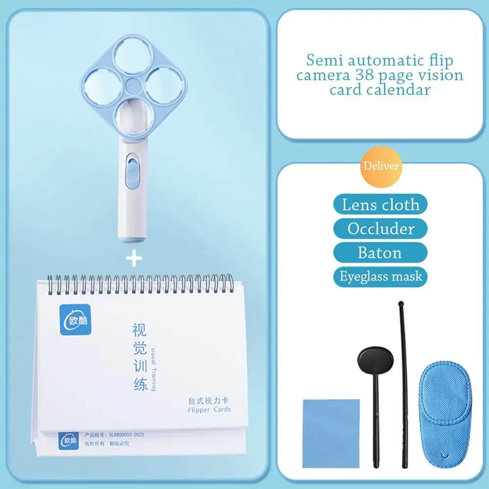 

Innovative Dual-Sided Vision Trainer Farsightedness Nearsightedness Glasses Adjustable Amblyopia Flip Vision Card