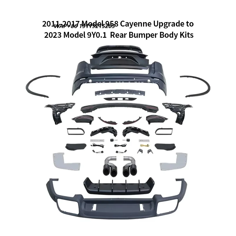 

Bei Jia 958 Upgrade Old to New 2023 Style Rear Body Kits Red Light for 2011-2017 JHBSJ028