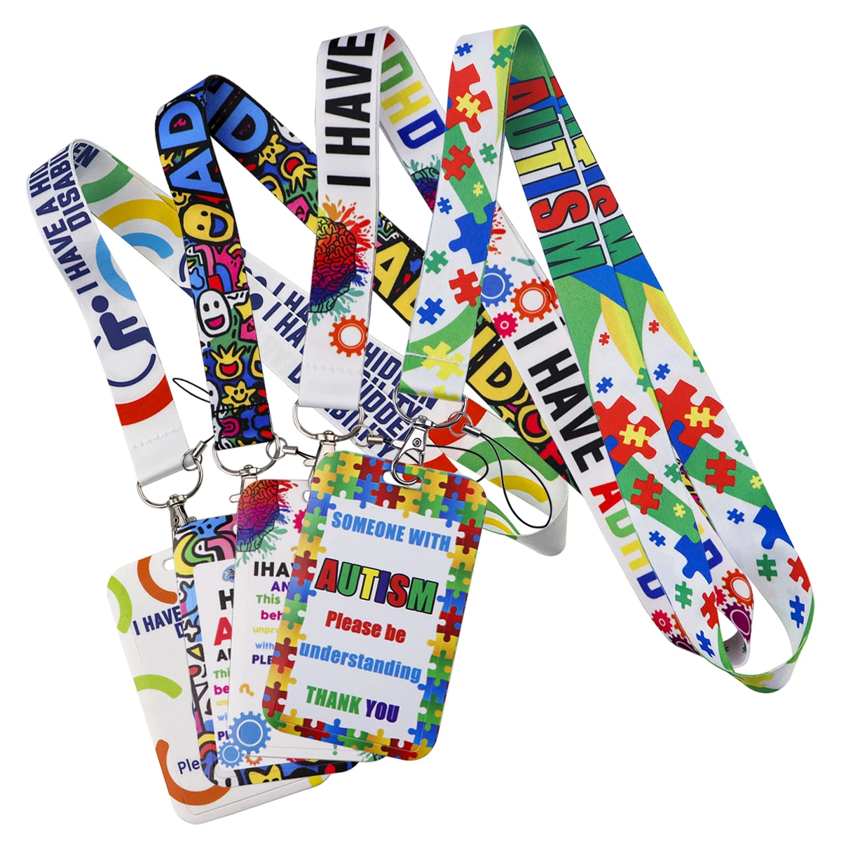 Medical ADHD Lanyard For Keys ID Card Cover Badge Holder Doctor Nurse Phone Key Lanyard Neck Straps Keychain Rope Accessories