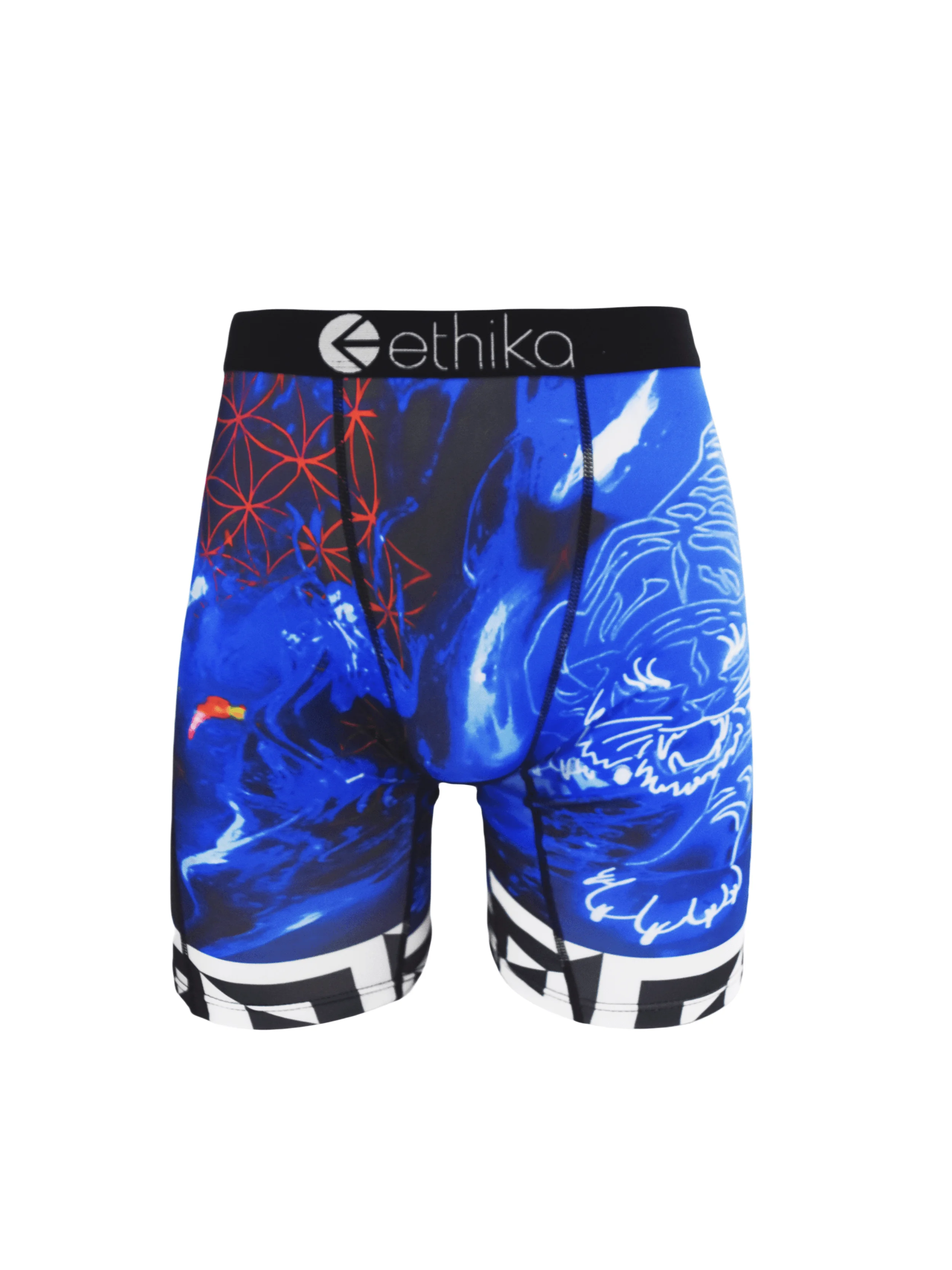 ETHIKA Summer Sexy Men Underwear Boxers Cueca Panty Lingerie Underpants Boxershorts Breathable Print Man Boxer Briefs
