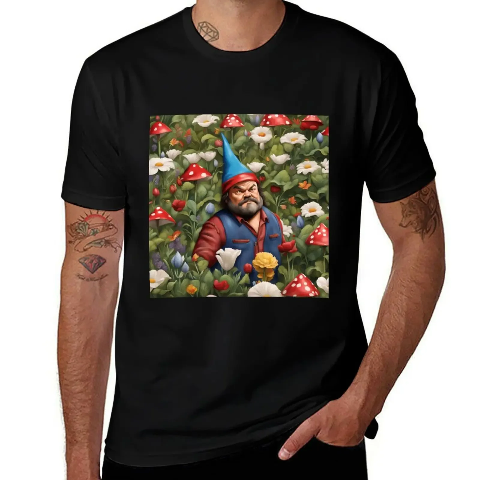 Jack the Garden Gnome T-Shirt quick drying vintage clothes fitted t shirts for men