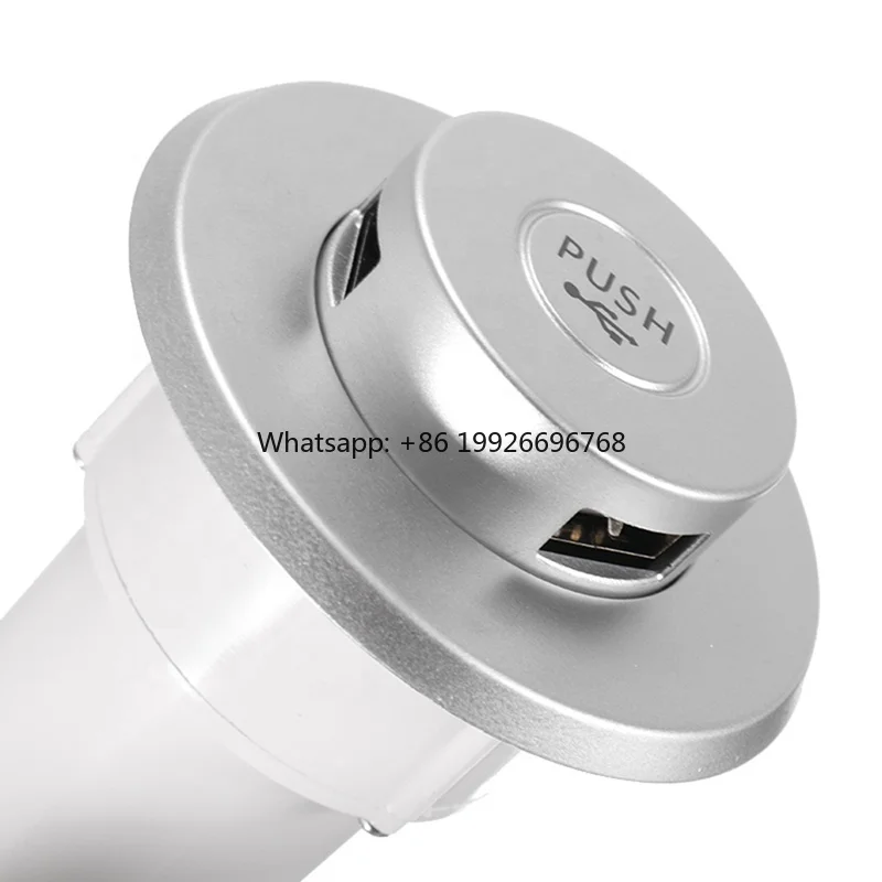 

Smart Round Table Sofa Push Pop up USB Charger Socket with 3 USB Port/embedded in Sofa Office Desk Pop up Usb Charger factory