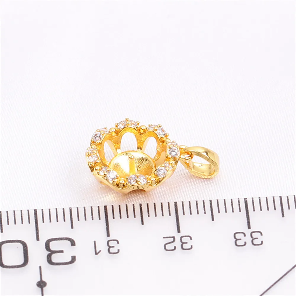 เครื่องประดับ DIY เคลือบทอง14K เคลือบทองเคเทคโนโลยีทองแบบย้อนยุคจี้ไข่มุก