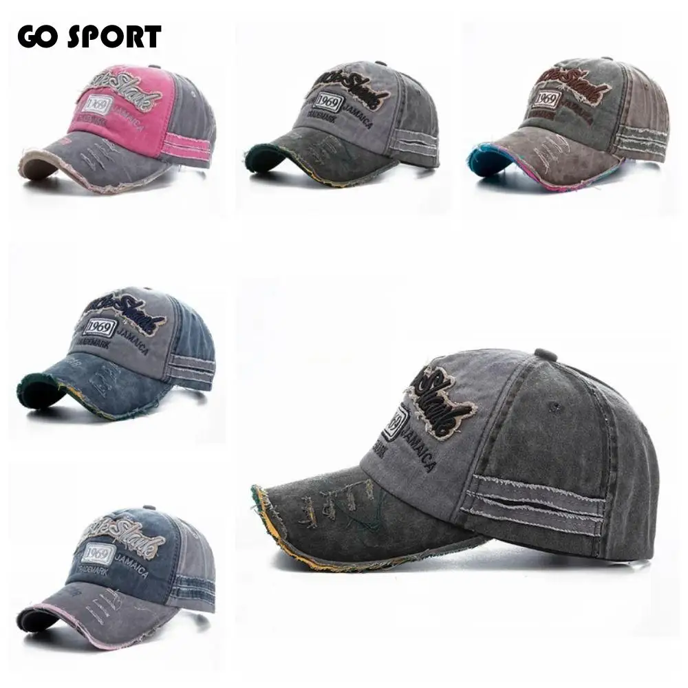 

Уличная бейсболка из потертого денима с буквами, 1969, лоскутная шляпа Snapback с надписью, хлопковая кепка с вышивкой для папы, шляпа дальнобойщика, унисекс