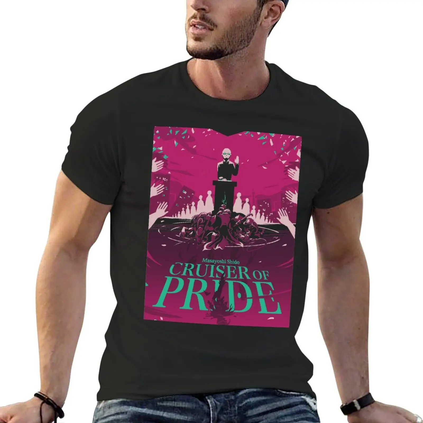 Cruiser of Pride T-Shirt vintage graphic tee vintage anime shirt sweat man t shirt mens tall t shirts