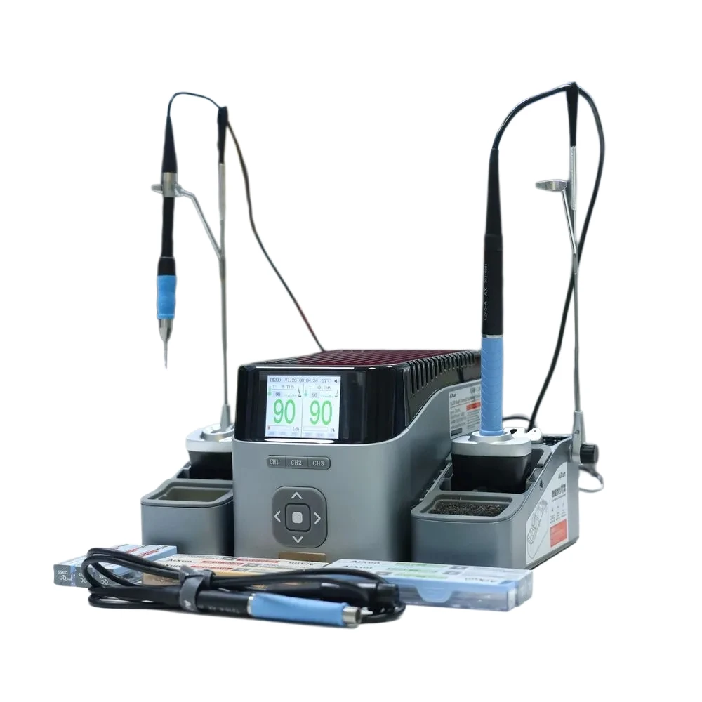 Doppel Griffe Smart T420D LED Digital Display Bga Rework Station Löten Station für Telefon Motherboard Chip PCB Reparatur