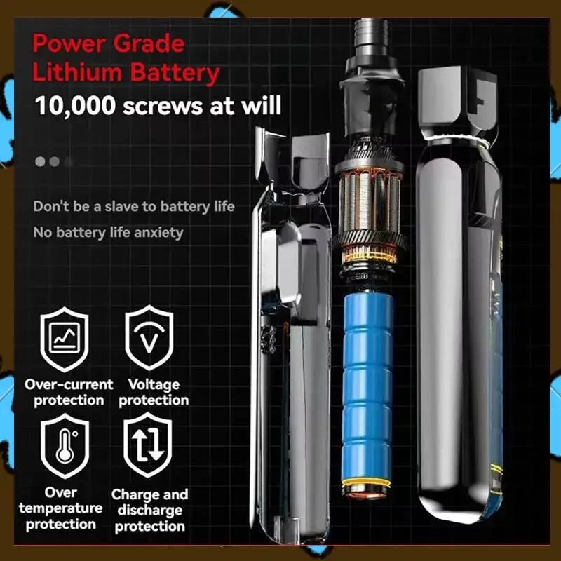 

Promotion! Electric Hand Drill Mini Cordless Electric Screwdriver Rechargeable Kitchen Drill Multifunctional