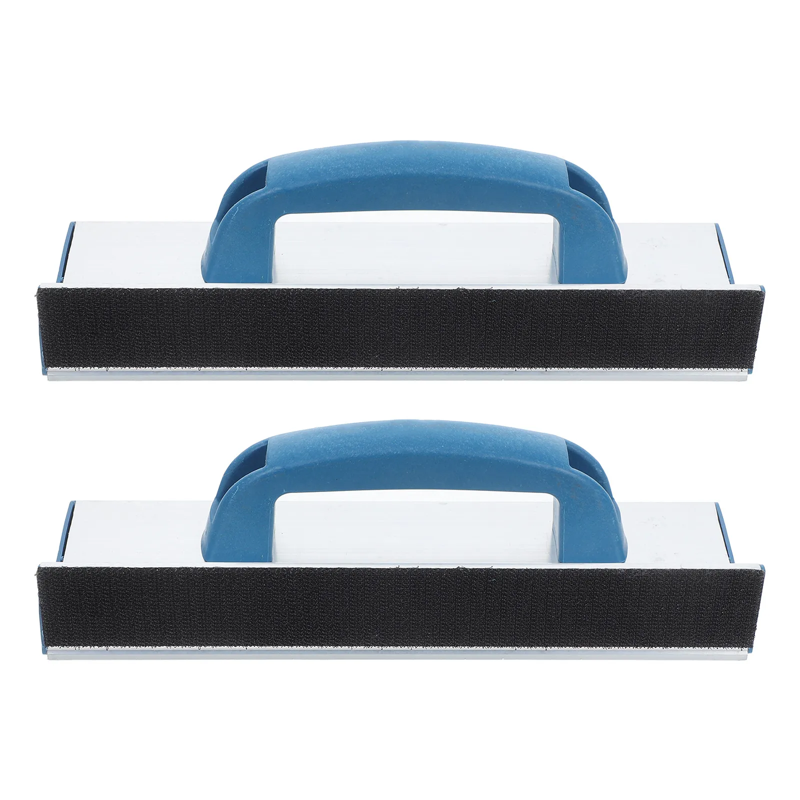 2Pcs Self-Adhesive Corner Sandpaper Holder Aluminum Plastic Sandpaper Frame Hand Grip Sanding Block for Walls Wood Metal