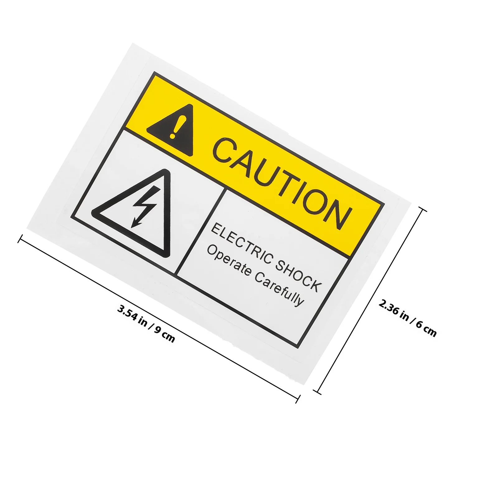 ملصقات تحذيرية عالية الجهد، علامات أمان للمخاطر الكهربائية، مقاومة للماء، متينة، سهلة الاستخدام، ملصقات شريطية عاكسة #6