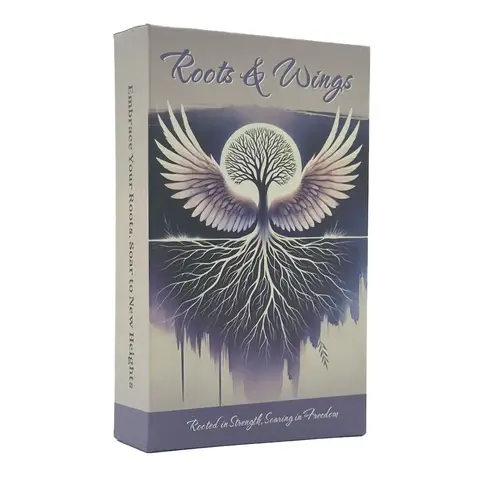 54 Cards Roots And Wings Oracle Embrace Your Roots,Soar To New Heights Deck Card Games