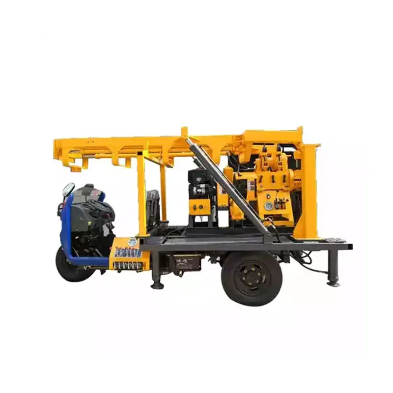 200M Full Hydraulic Deep Tricycle Type Car Drilling Rig Water Well / Core Drilling Rig Truck / Rotary Truck Mounted Drilling Rig