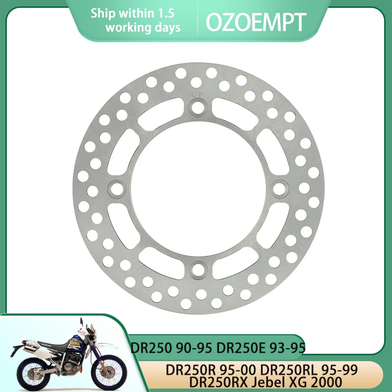 OZOEMPT Motorcycle Rear brake disc/plate Apply to DR250 90-95 DR250E 93-95 DR250R 95-00 DR250RL 95-99 DR250RX Jebel XG 2000