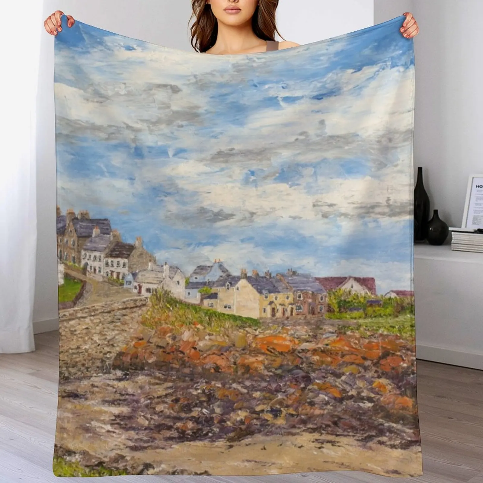 

Moelfre Throw Blanket Kid'S Vintage Blankets