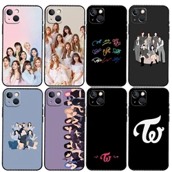 Kpop TWICE Soft Case For iPhone 14 15 13 11 12 Pro Max Mini X XR XS Max 8 7 Plus SE 2020 Full Cover