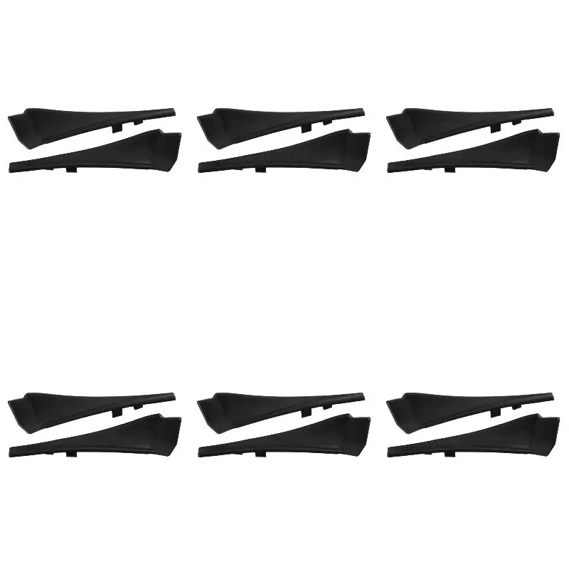 6Pack X(Car Windshield Wiper Arm Cowl Trim Cover Water Deflector for Xtrail T32 Rogue 2014-2020 Front Side