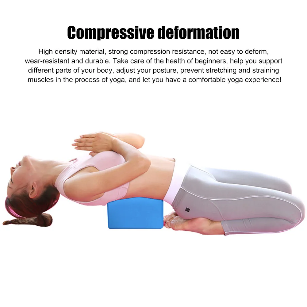 Premium Yoga Blocks Lightweight Non-slip Eva Foam Blocks Yoga Accessories Training Exercise Fitness Tools