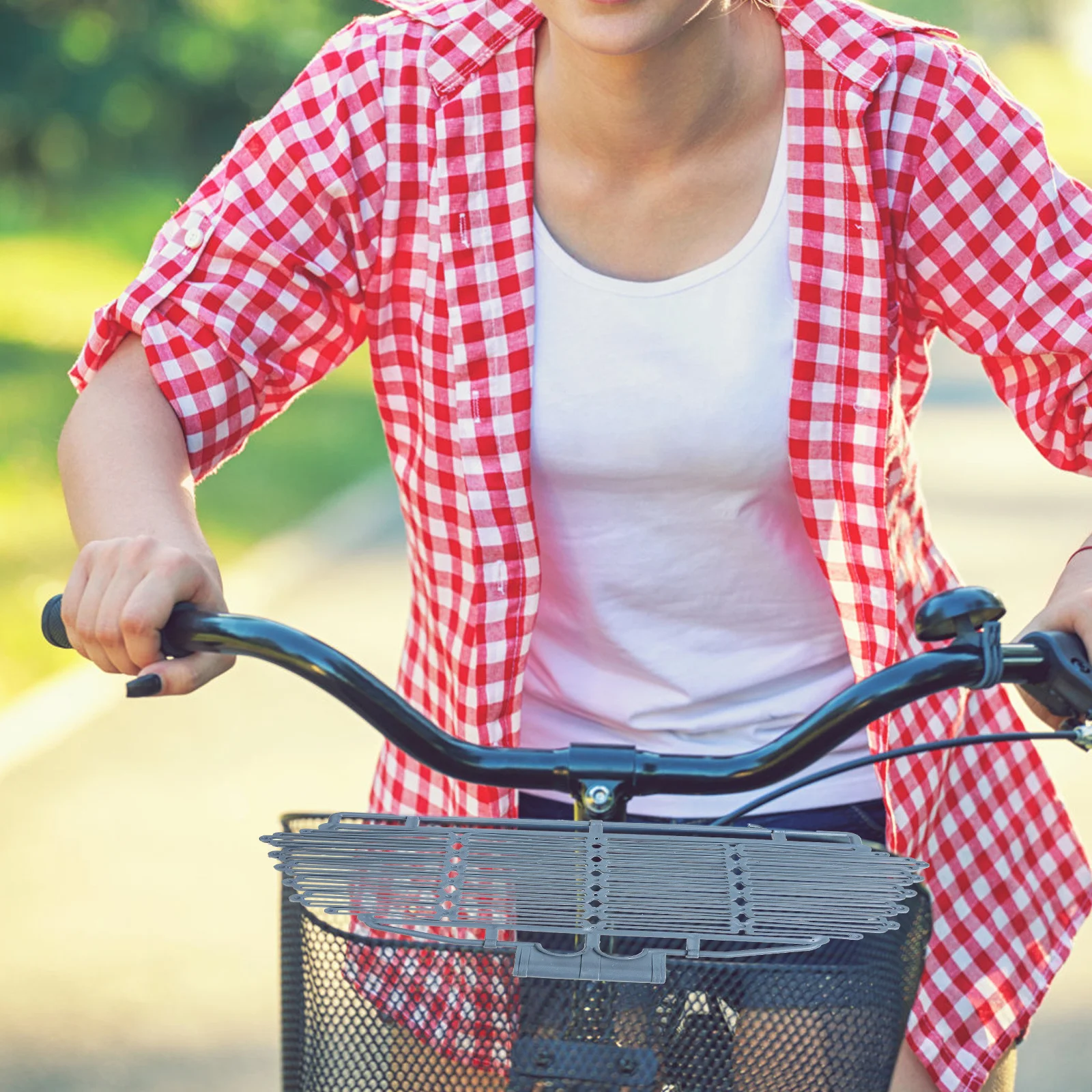 Cycling Basket Supply Premium Plastic Cover for Bike Front Basket Durable Lightweight Easy to Install Lid Bike Supply