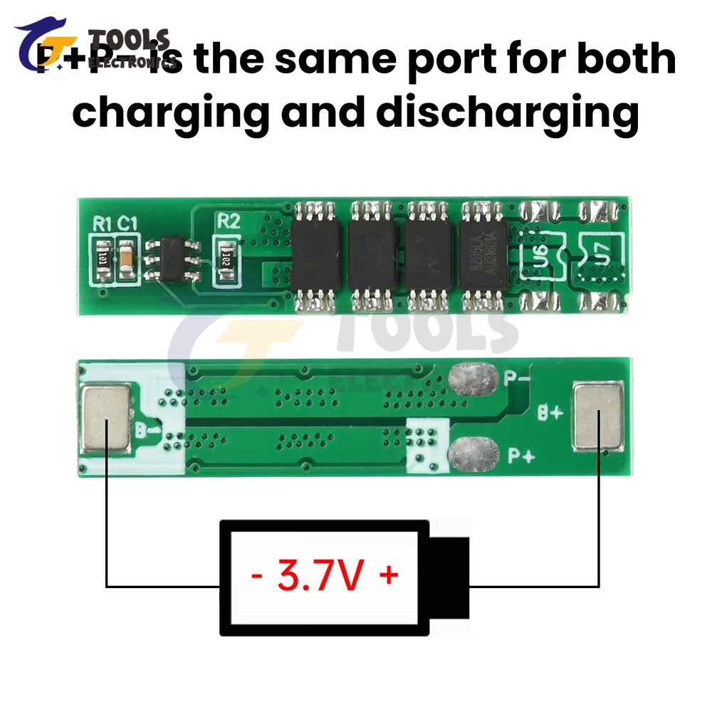 1S 3.7V Lithium Battery Protection Board 3MOS 4MOS 6MOS Compatible with 18650 Polymer Battery Protection Board