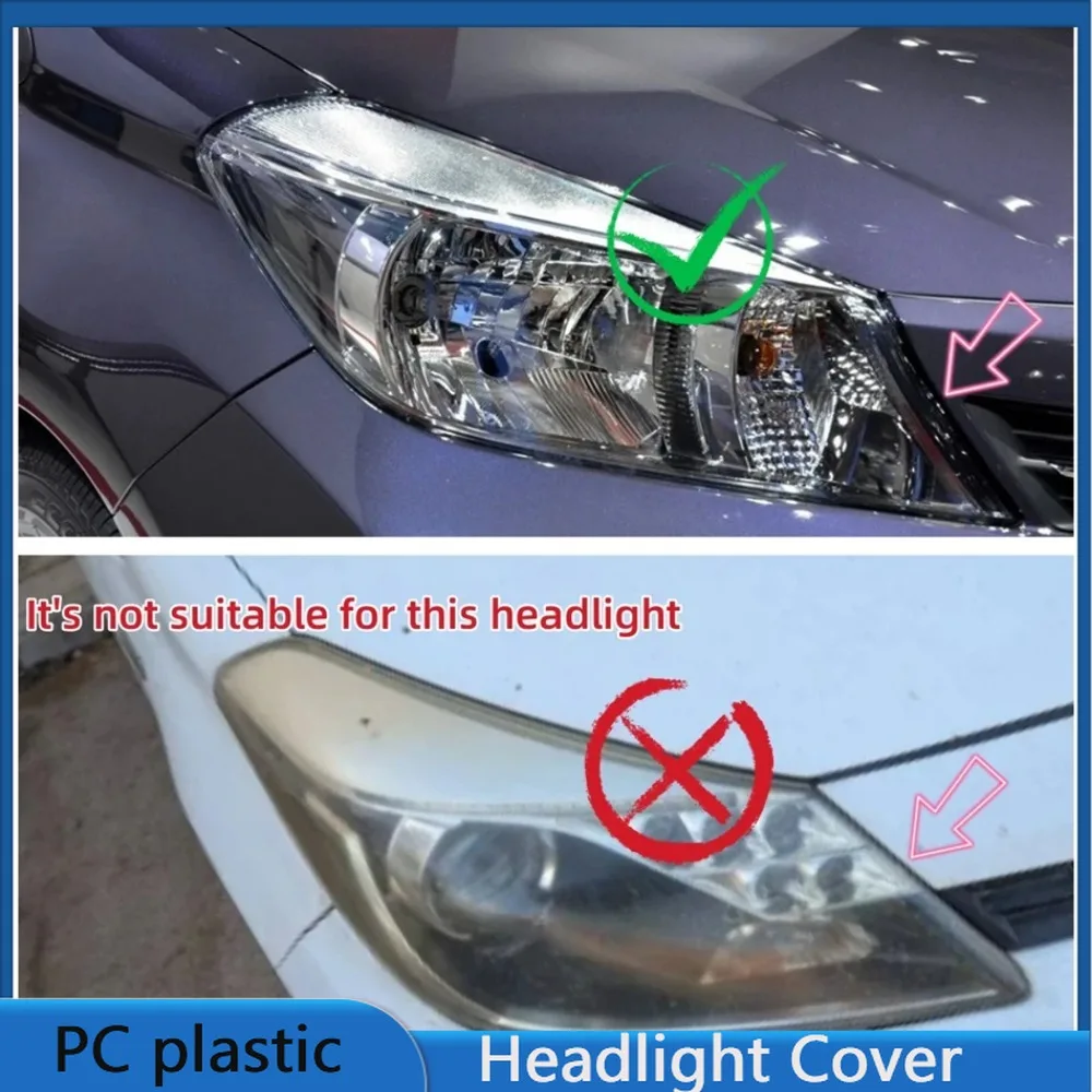 

For Toyota Yaris 2012 2013 2014 Year Front Headlight Cover Transparent Lampshade Headlamp Lens Shell Body Kit Accessories