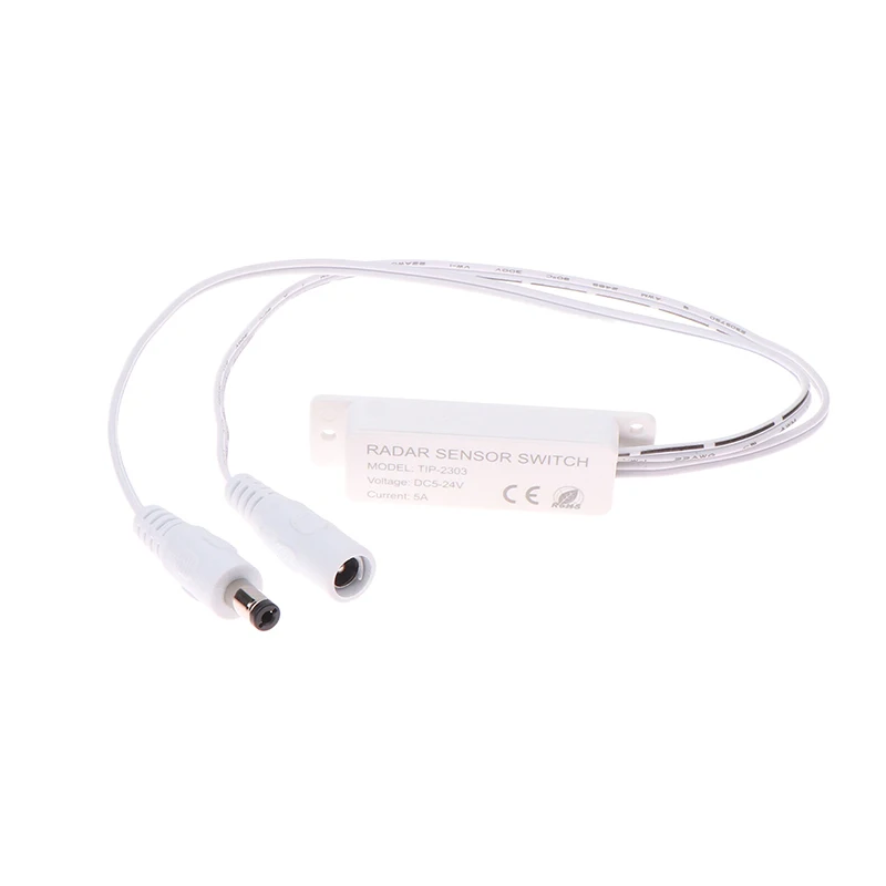 DC 5V-24V 5A Microwave Radar Sensor Switch Controller For PWM LED Monochrome Bar Light Human Sensing Switch TIP-2303
