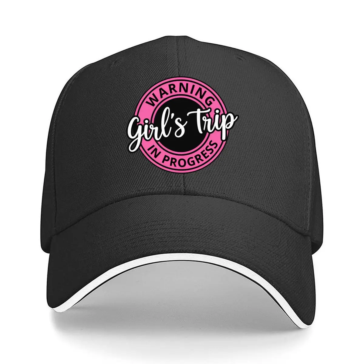 Attention, les filles sont en train de faire un tour, casquette hip-hop rose, casquette de baseball de sport d'extérieur, casquette sandwich tendance