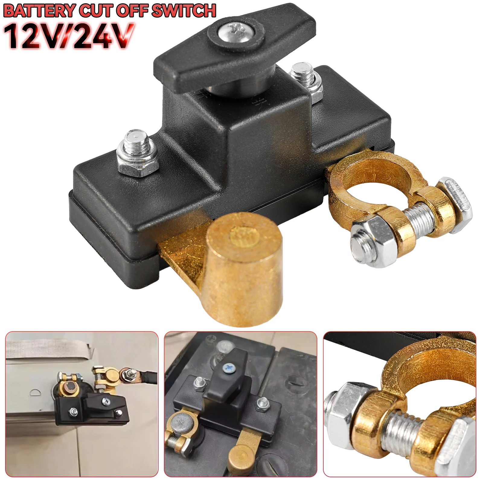 Battery Disconnect Switch Master Cut Off - Interrupteur de coupure de batterie automobile