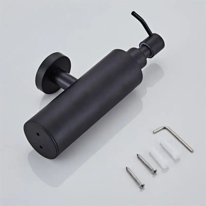 L74C Manual Soap Dispenser Bathroom Hand Gel Dispenser Liquid Containers for Hand Soap, Shampoo, Conditioner, Shower Gel