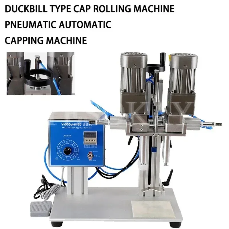 

Desktop Automatic Capping Machine Trigge Cap Capper Twist Sealing Plastic Glass Dropper Spout Pouch Bottle Capping Machine