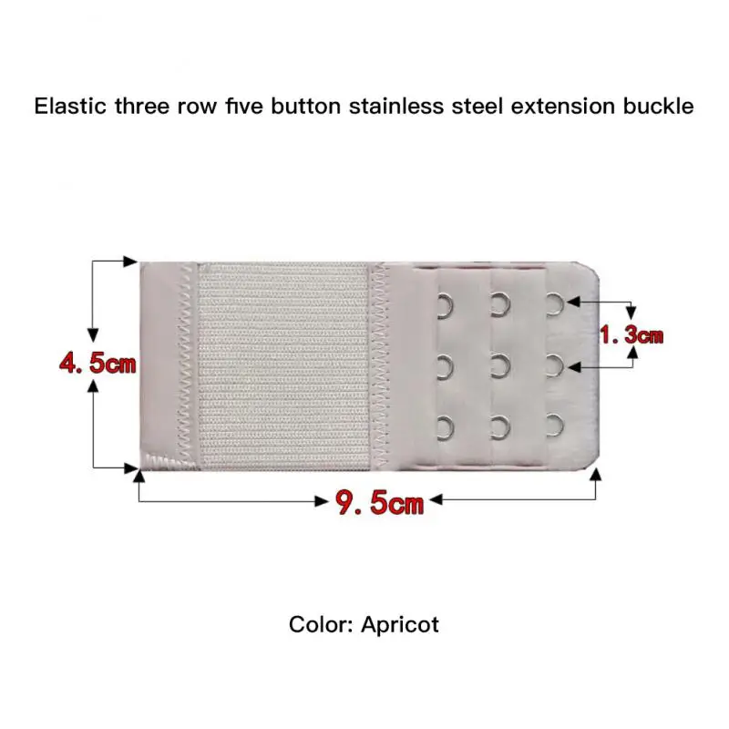 2/3/4PCS Elastic Strap Expandable Comfortable Elastic Durable Expander Expandable Bra Strap Extender Bra Extension Strap