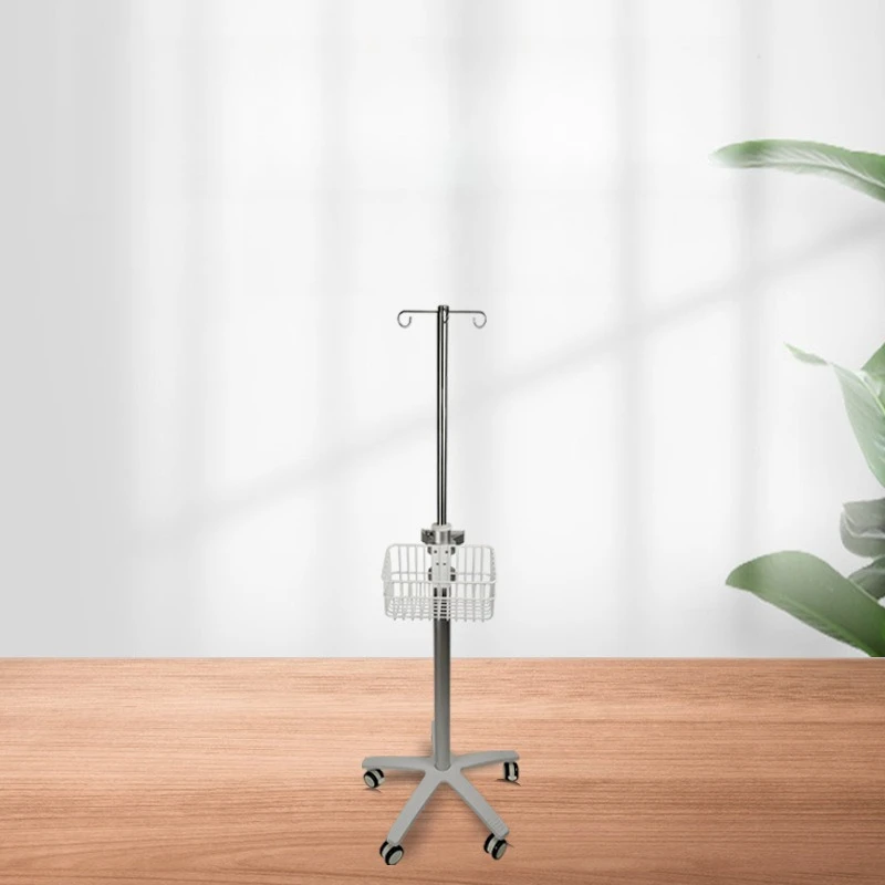 Lifting Infusion Rack Medical Cart, Hospital Clinic Tool Cart Wholesale, Home Care Instrument with Wheels