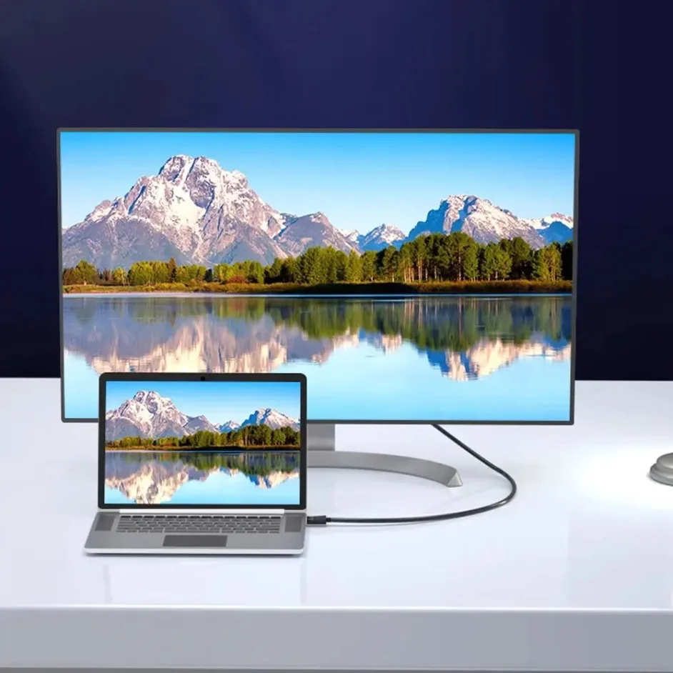 DP DisplayPort إلى VGA 1.8m كابل FHD 1920*1080P خط محول Connecto محول لسطح المكتب الكمبيوتر المحمول شاشة تلفاز العارض