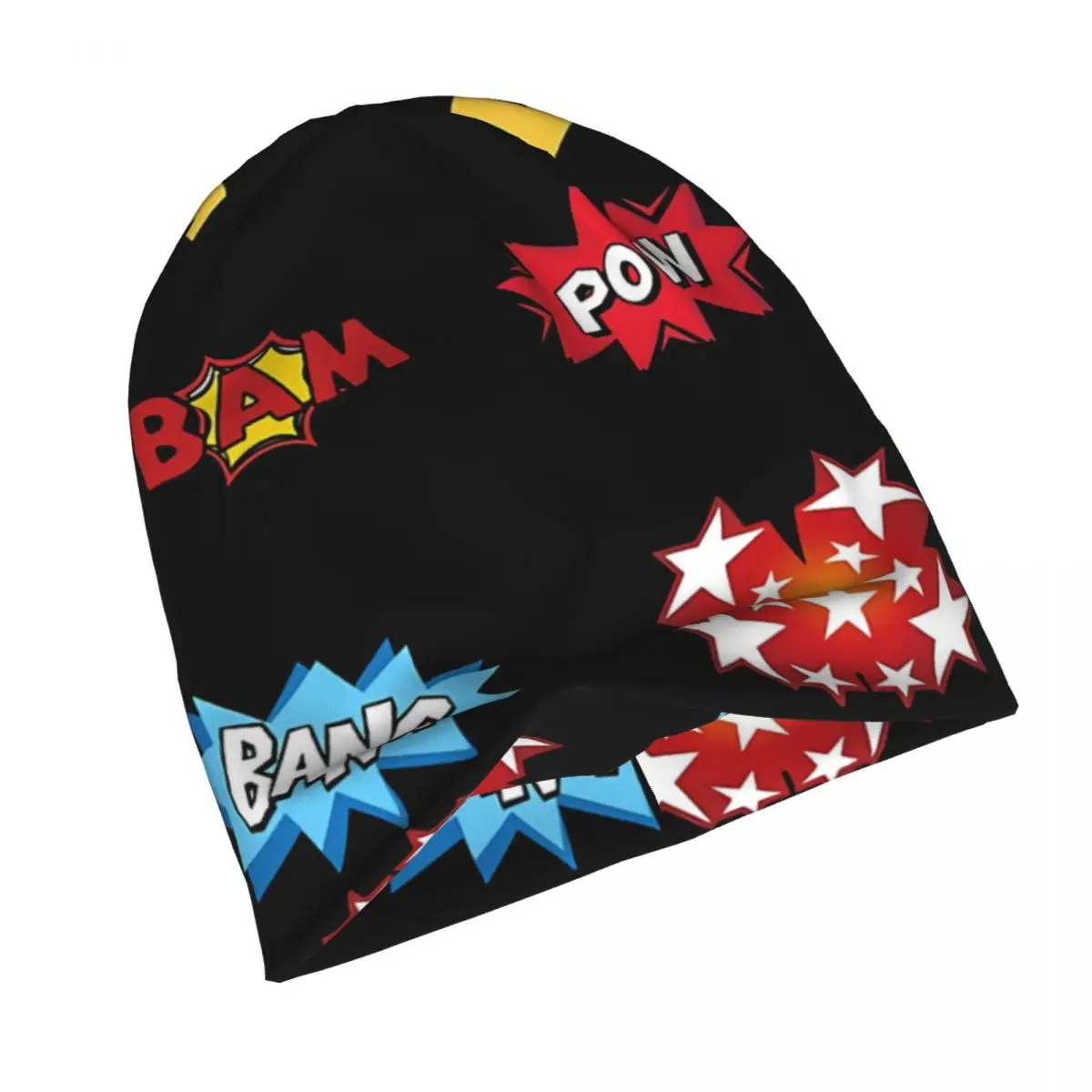 Comic Book Lover Outdoor Hats Book Bang Pow Zoom Bam Bubbles Thin Hat Bonnet Special Skullies Beanies Caps Men Women's Earmuffs