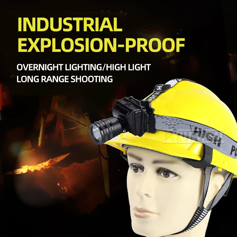 

Explosion-proof solid explosion-proof headlamp fire-fighting charging wearable metallurgical emergency lamp headlamp cap lamp