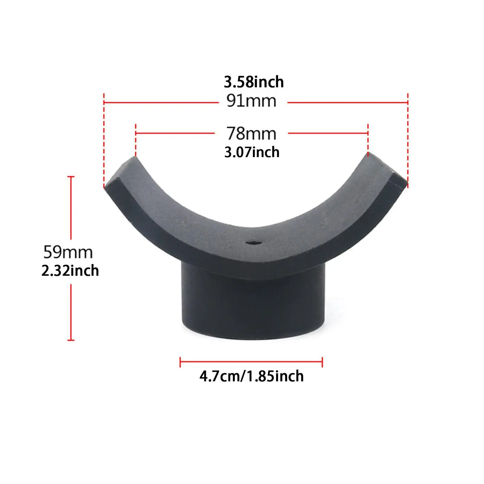 Iron Jack Axle Adapter Lifting Saddle Square Tube Support for Hydraulic Car Jack
