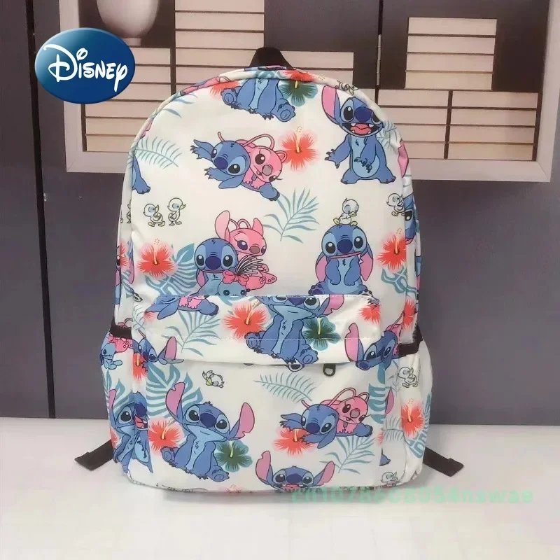 Новый детский рюкзак Disney Stitch, элитный бренд, модные детские школьные сумки, студенческий рюкзак с героями мультфильмов, высокое качество