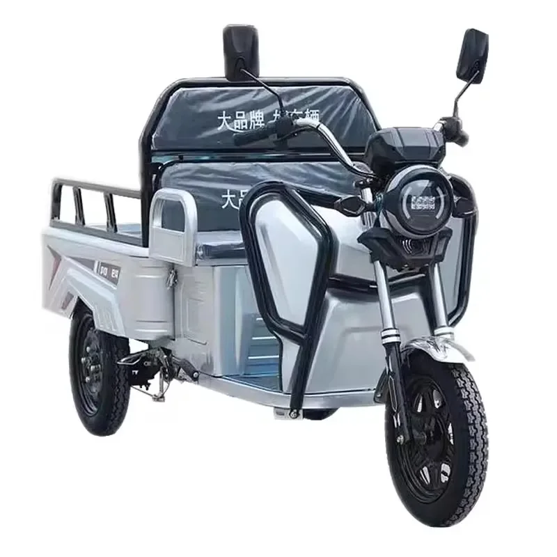 2024 New Electric Tricycles 3 Wheel Electric Cargo Bike Minitype For Cargo Solar