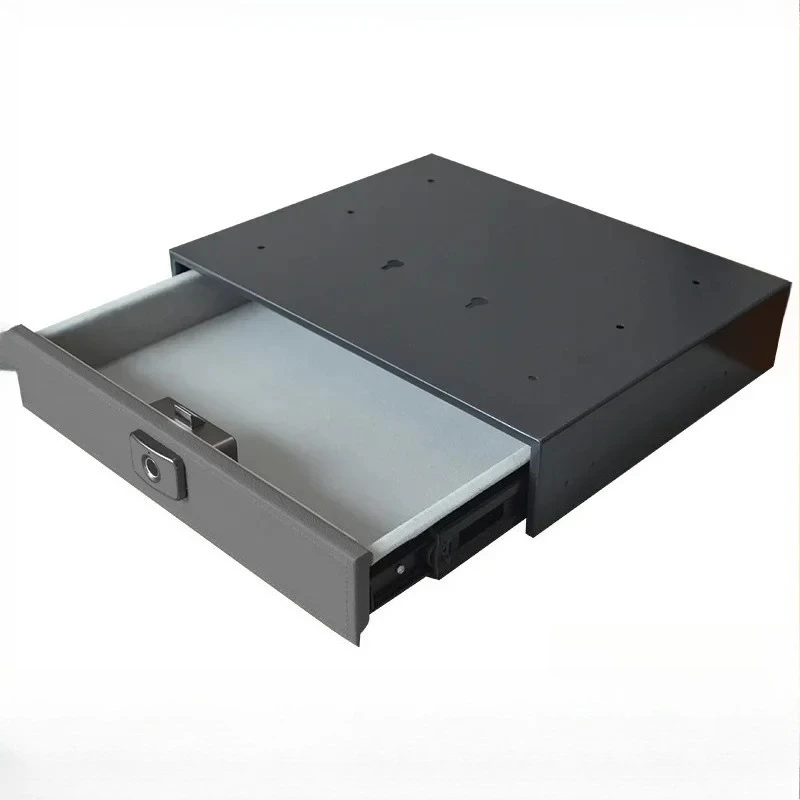 

LMM Small Home Office Anti-theft Drawer Wardrobe Mini Fingerprint Invisible Safe