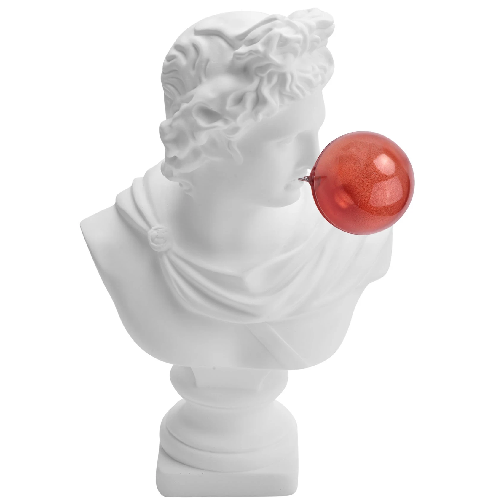 ABNL 1Pcs Classic Busts Statue Greek Mythology Figurine Bubble David Portrait Sculpture Resin Practice Craft Sculpture