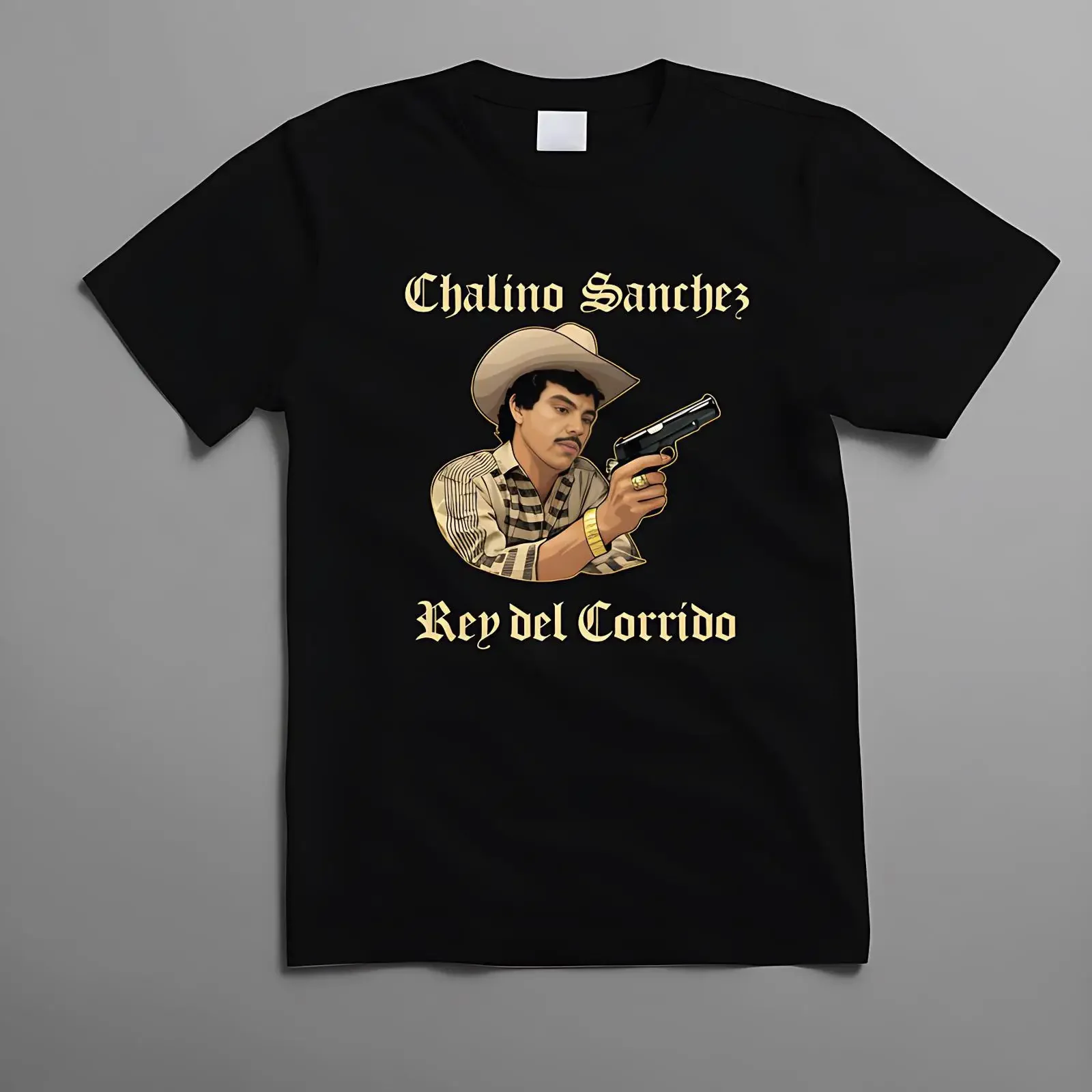 Camiseta Chalino Sánchez, Leyenda del Corrido, Música Mexicana, Estilo Narco Vintage, Estilo Latino Vintage, Lavado, Elegante, Streetwear, Suave