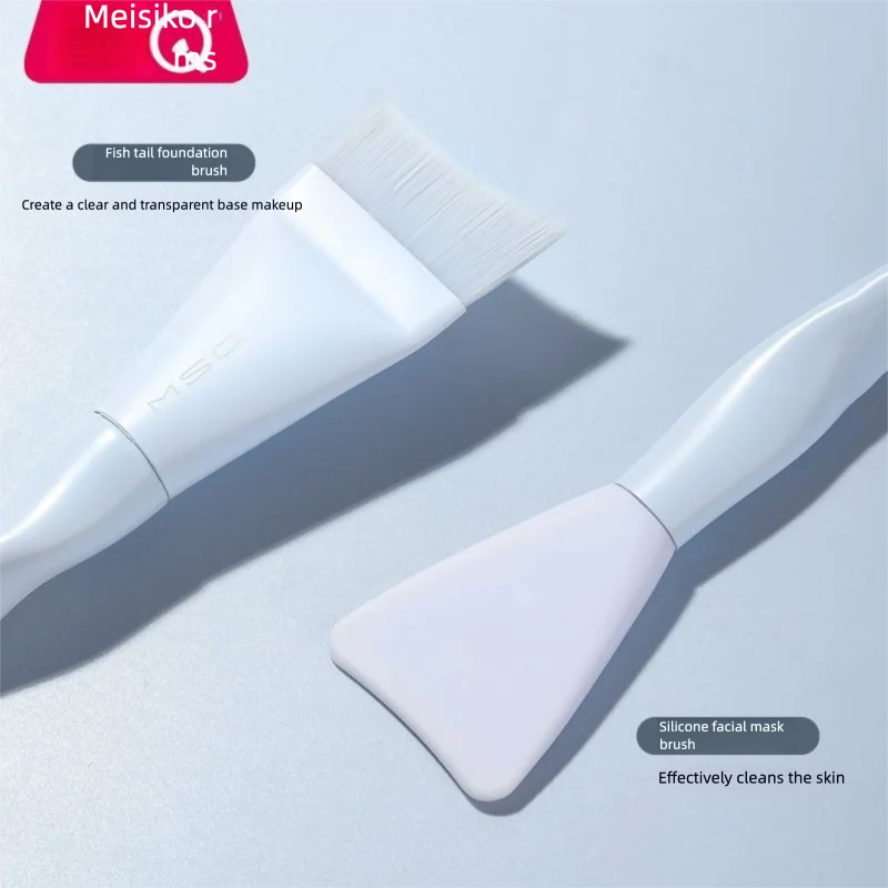 MSQ/ MSQ Dual-head Foundation Brush, Mask Brush, Ultra-thin Angled Crease Foundation, Liquid Makeup Brush