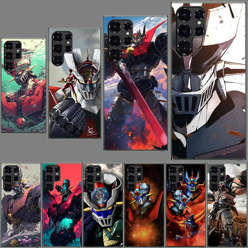 G-Goldorak UFO Robot Phone Case For Samsung Galaxy S24 S23 S21 S20 FE S22 S26 Ultra S25 Edge S10 Plus Cover Clear TPU Capa Shell