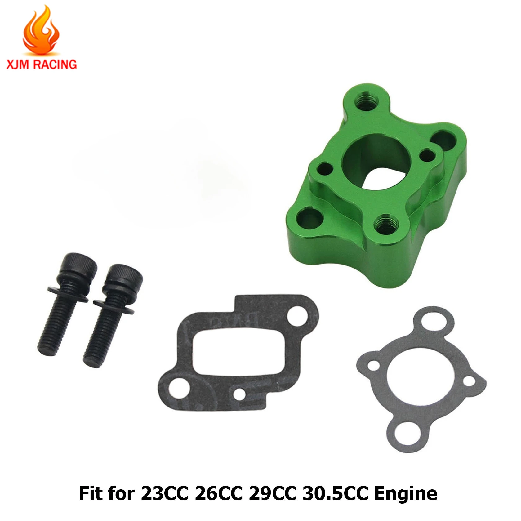 CNC Inlaatspruitstuk Kit voor 1/5 HPI ROFUN ROVAN KM BAJA Losi 5ive T FG GoPed RedCat FID DTT RCMK MCD 23CC-71cc Motoren Onderdelen