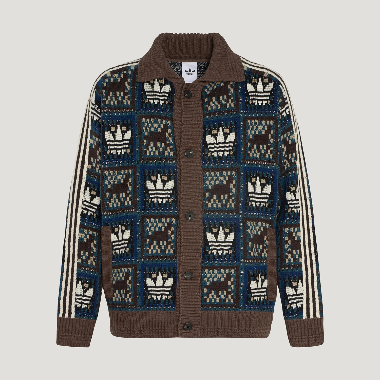 Adidas genuine Trefoil Men's a - Retro Gaming Jacket 评论和价格