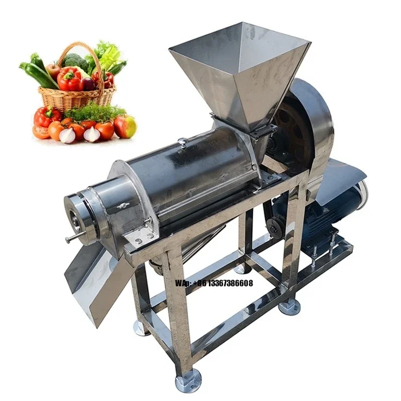 Commercial Crushing Juicer Screw Type Cold Press Juice Extractor Machine Fruit and Vegetable Processing Machine